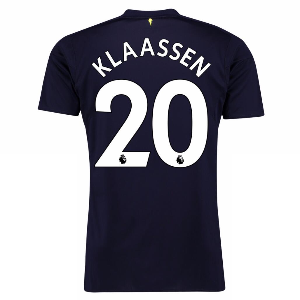 Camiseta Everton Tercera equipación Klaassen 2017-2018